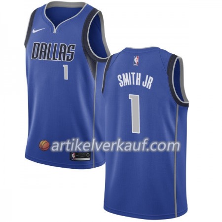 NBA Dallas Mavericks Trikot Dennis Smith Jr 1 Nike 2017-18 Royal Swingman - Herren
